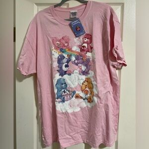 Care Bears Pink and Purple Kids Tee